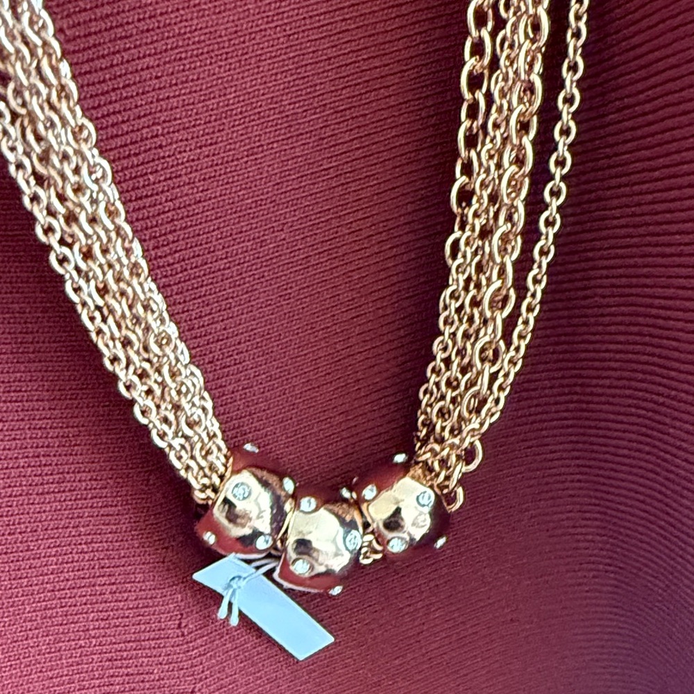 Stackable Gold Multi-Strand Necklace - Picture 3 of 6